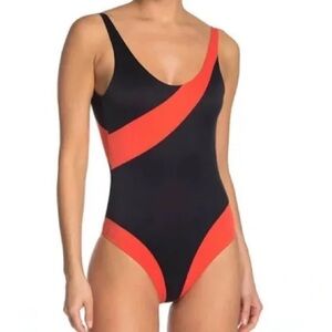 •Onia Swim Rachel scoop back reversible one piece swimsuit